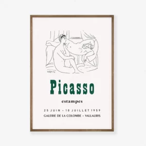 Affiche Picasso - Poster d'art exposition