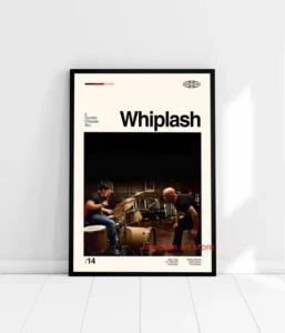 Affiche de film culte - Poster Vintage minimaliste - Whiplash
