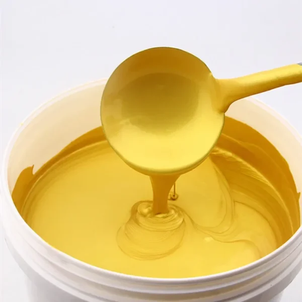 Peinture dorée à base d’eau effet feuille d’or