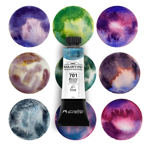 Peinture aquarelle minérale professionnelle Mairtini 5 ml / 15 ml