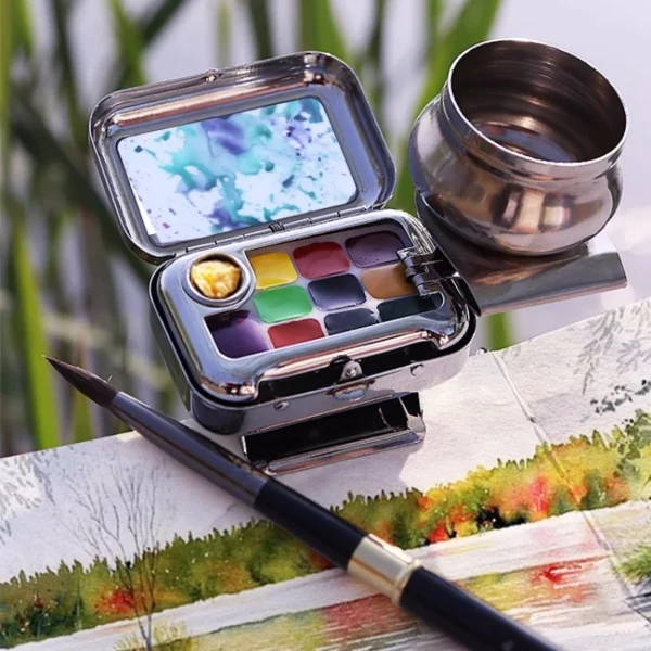 Kit de peinture aquarelle de voyage