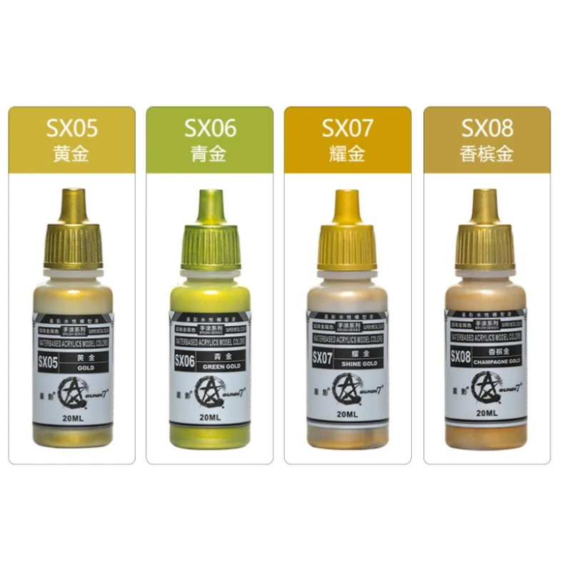Peinture métallique à base d’eau 20 ml pour figurines et loisirs créatifs – Image 5