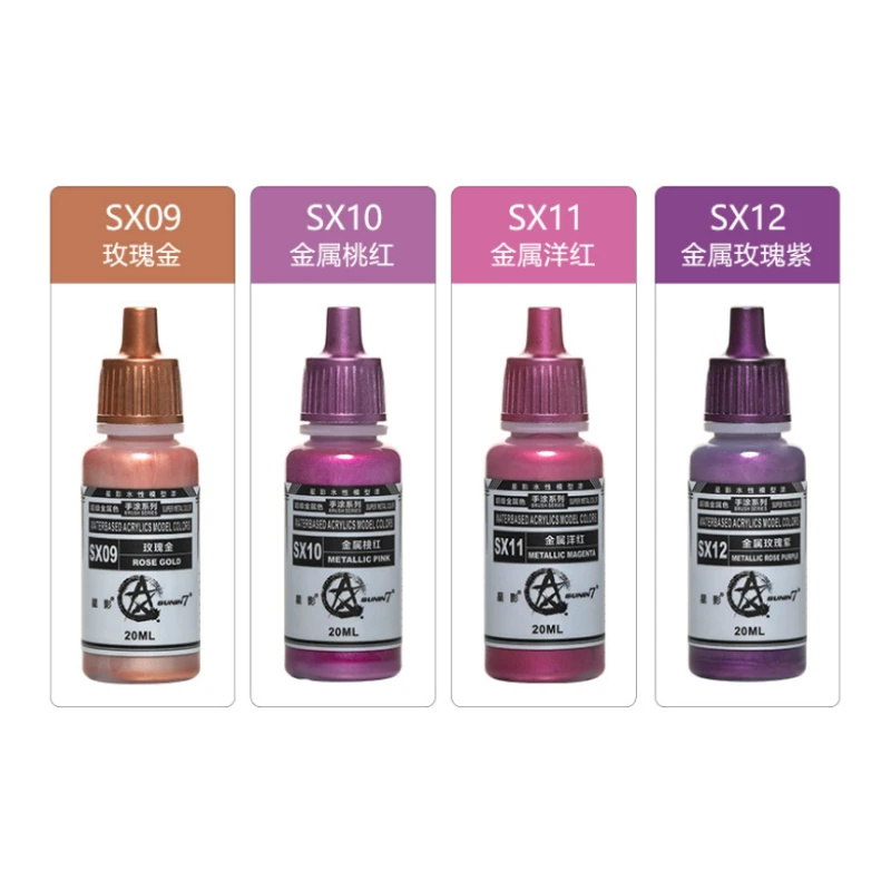 Peinture métallique à base d’eau 20 ml pour figurines et loisirs créatifs – Image 4