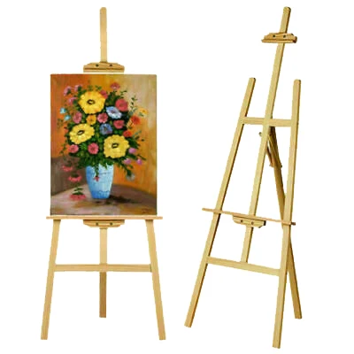 Chevalet d'atelier pin massif pliable et réglable 150cm