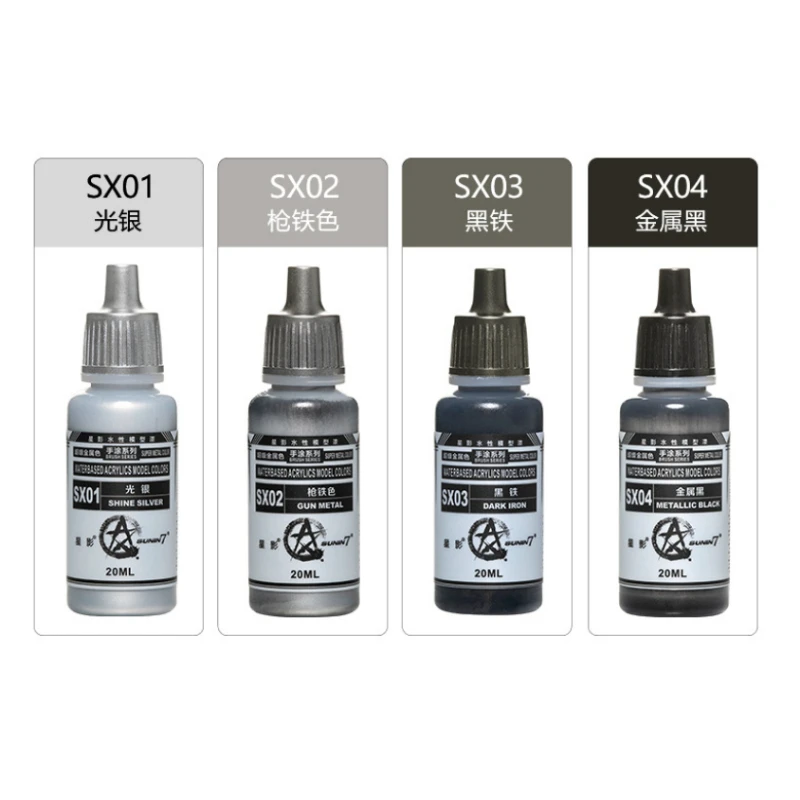 Peinture métallique à base d’eau 20 ml pour figurines et loisirs créatifs – Image 3