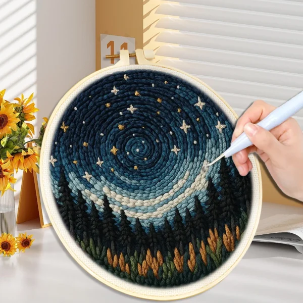 Kit punch needle paysage