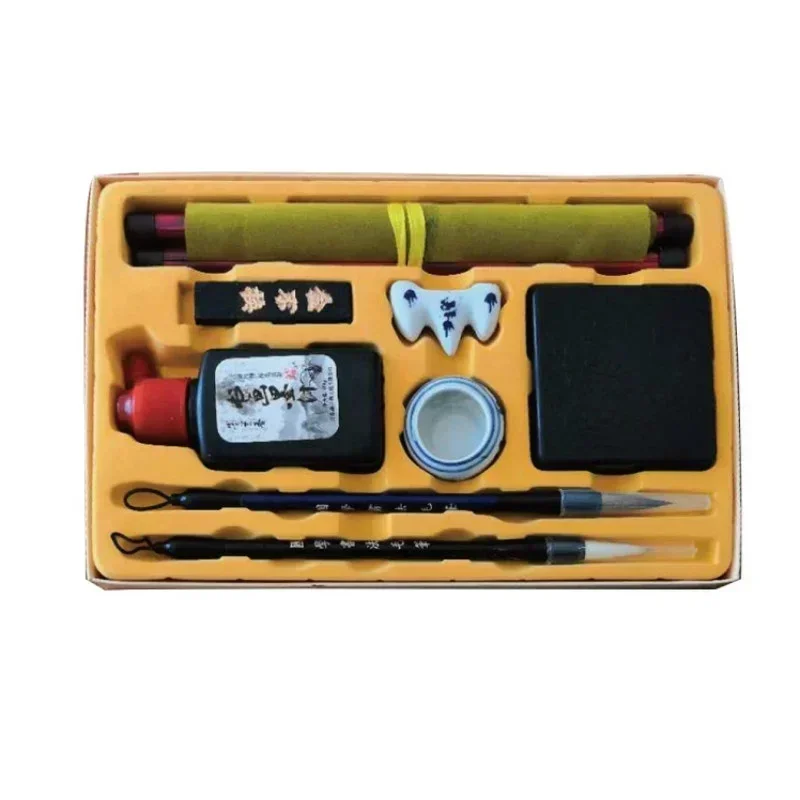 Coffret calligraphie & peinture traditionnelle pour enfants – Kit d'initiation 10 pièces – Image 4