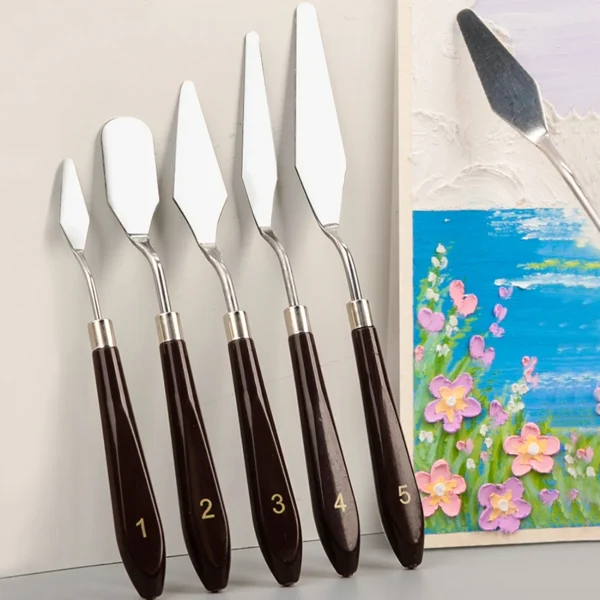 5 couteaux à peindre