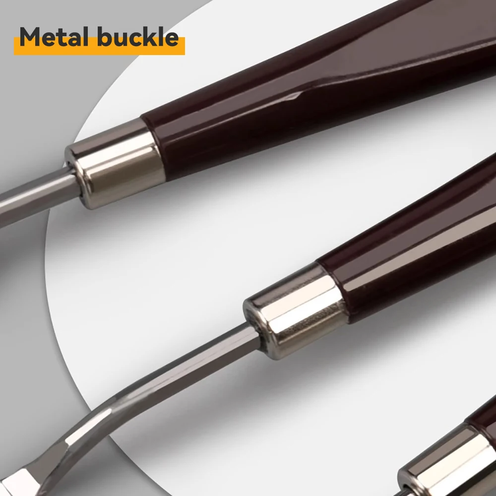 Set de 5 couteaux à peindre – Spatules en acier inoxydable pour peinture à l'huile & acrylique, effets de matière – Image 5